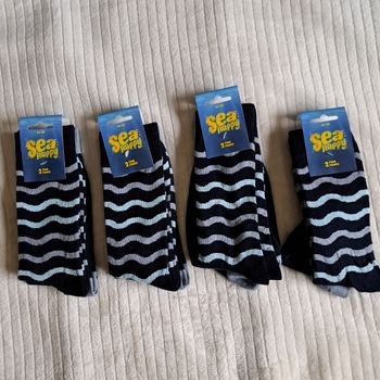 4  Lots  de 2 chaussettes T 41/45