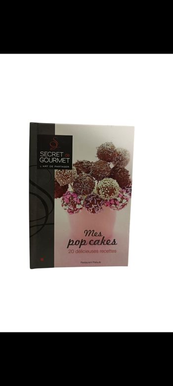 Livre de 20 recettes de pop cakes sucrés et salés 