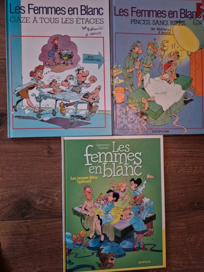 Lot de 6 bandes dessinées Les femmes en blanc - photo numéro 4