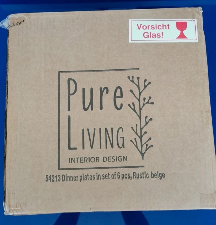 ASSIETTES PLATES RUSTIQUES BEIGE EN GRÈS - photo numéro 9