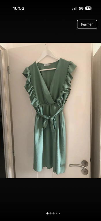 Robe d’été verte 