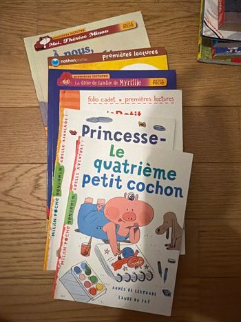 Lot 6 livres premières lectures