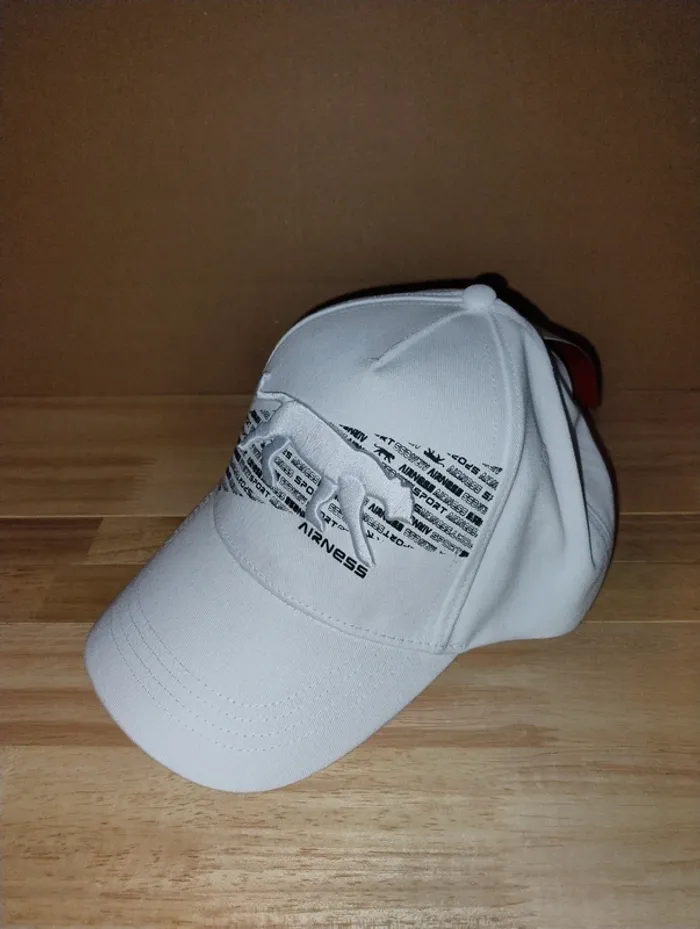Airness casquette taille unique blanche et noire - photo numéro 3