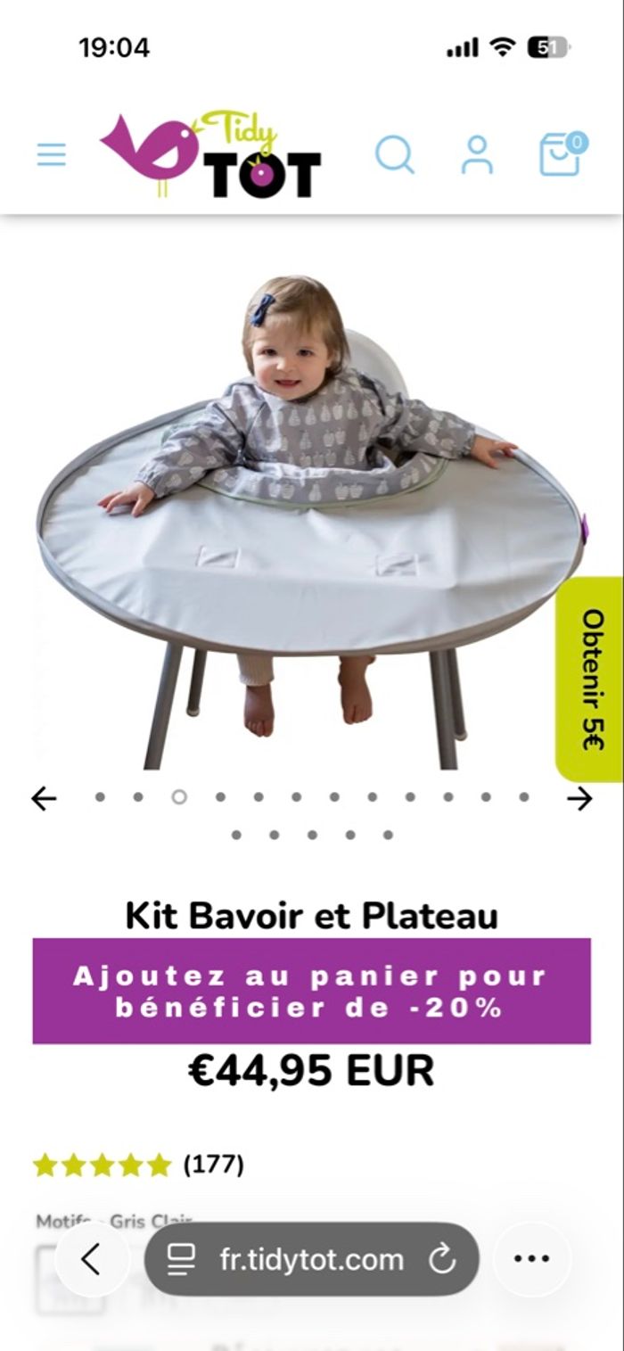 Kit Bavoir et Plateau - photo numéro 3