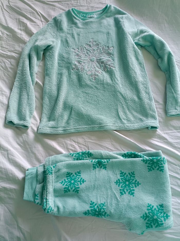 Lot de pyjamas chauds hiver fille en 13-14 ans - photo numéro 7