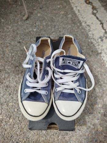 Chaussures Converse basse bleue  taille 29