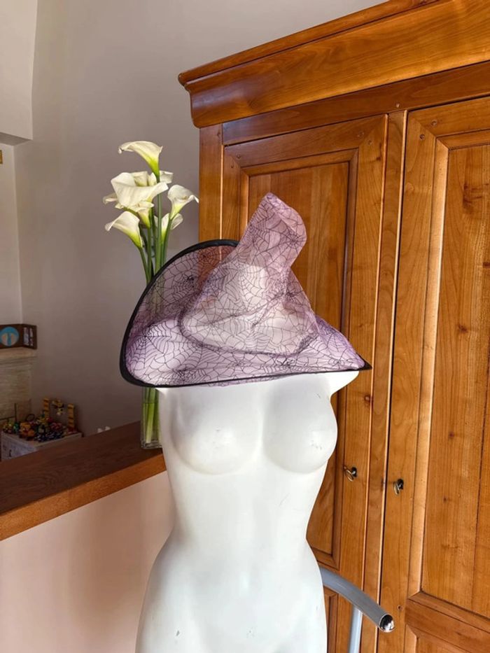 Chapeau, déguisement, sorcière Halloween