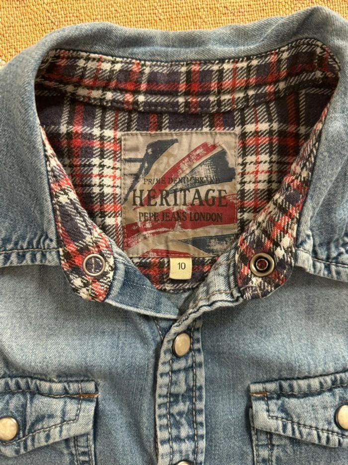 Chemise en jeans Pepe Jeans 10 ans - photo numéro 2