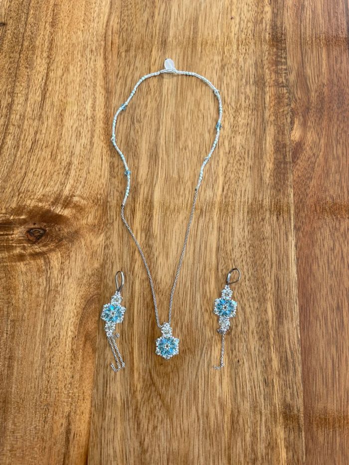 Parure bijoux perles - photo numéro 2