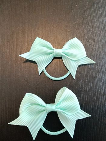Élastique nœud papillon Neuf vert très clair