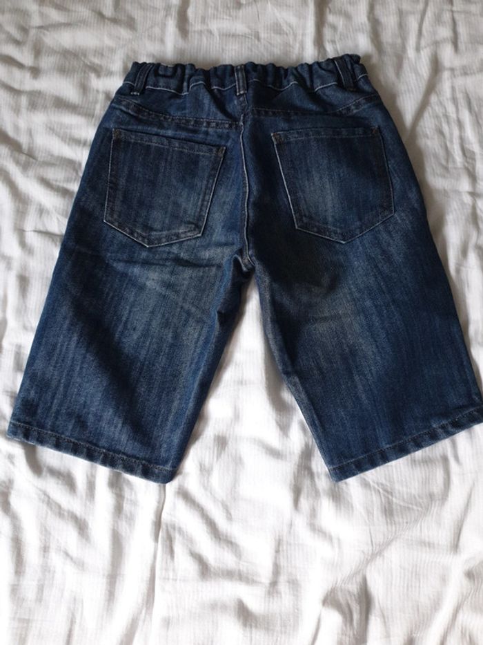 Bermuda en jean bleu garçon Taille 12 ans marque la Halle - photo numéro 2