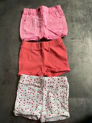 Lot 3 shorts 3 mois