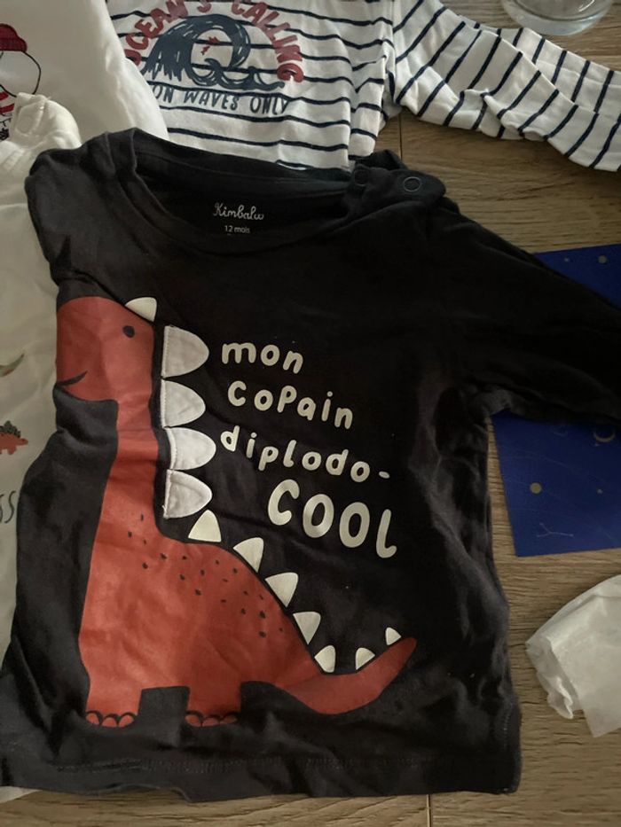 3 t-shirts manche longue - photo numéro 2