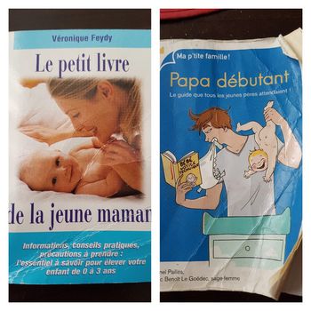 Lot de 2 livres pour les futurs parents