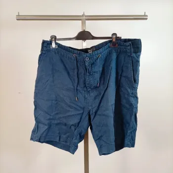Short bleu Taillissime La Redoute taille 58 coton et élasthanne A851