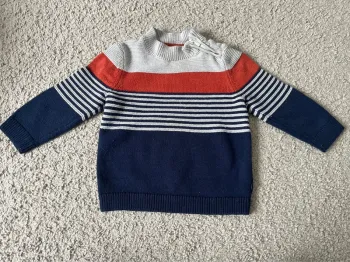 Pull avec rayures