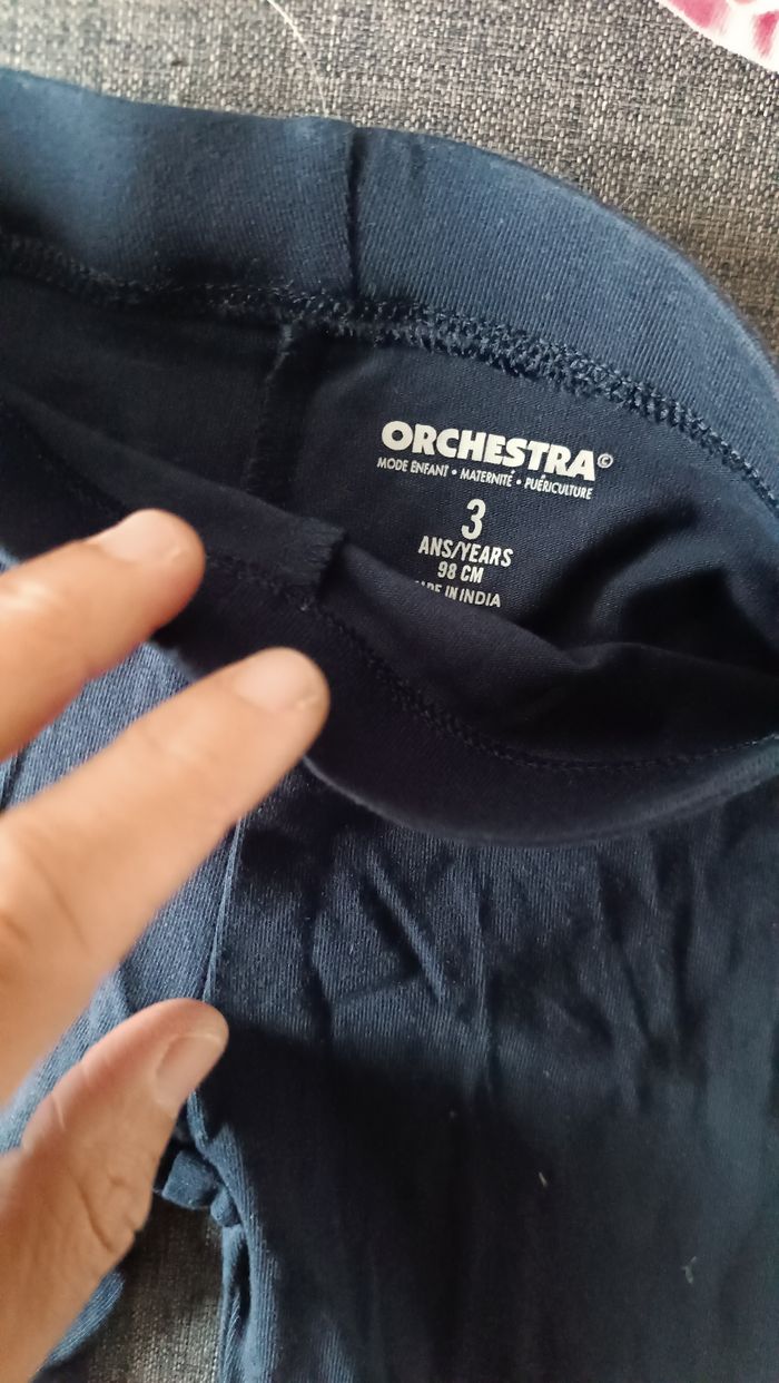 Lot de 3 legging taille 3 ans fille - photo numéro 2