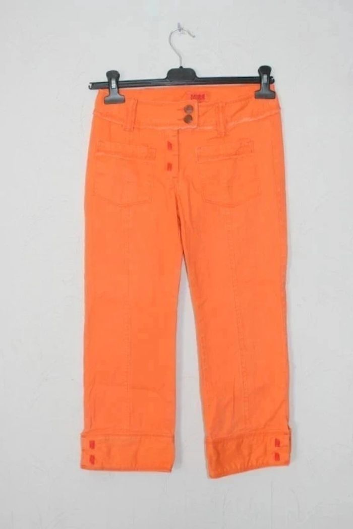 Pantacourt jeans orange Miss Stereo t.34