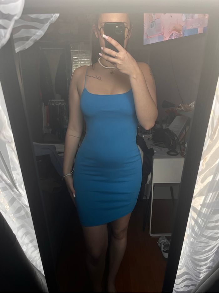 Robe bleue Zara