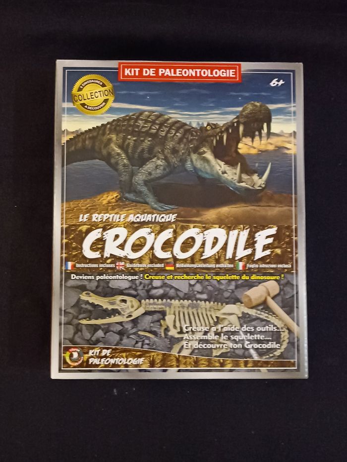 Kit paléontologie crocodile