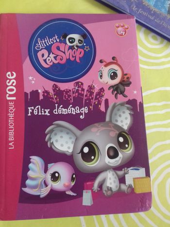 livre little petshop félix déménage