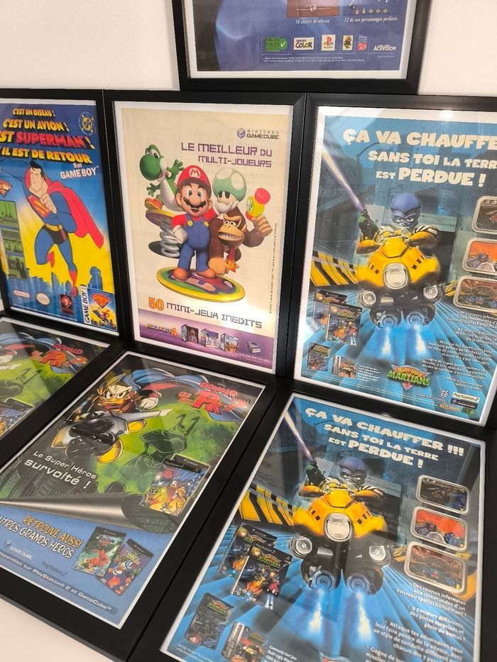 Cadre + affiche magazine Nintendo officiel - photo numéro 2