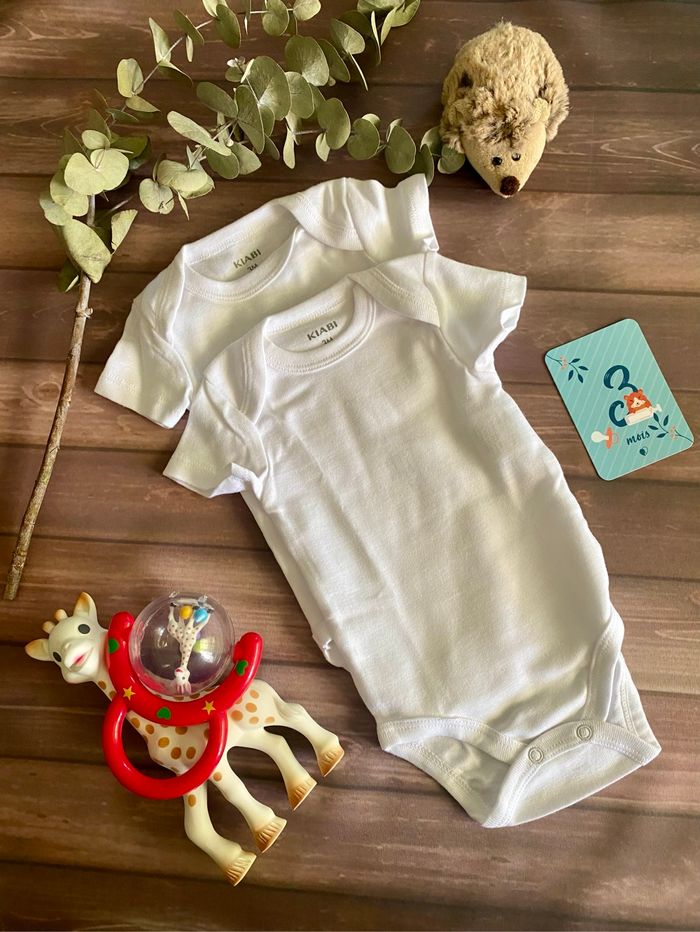 Body x2 manches courtes Kiabi