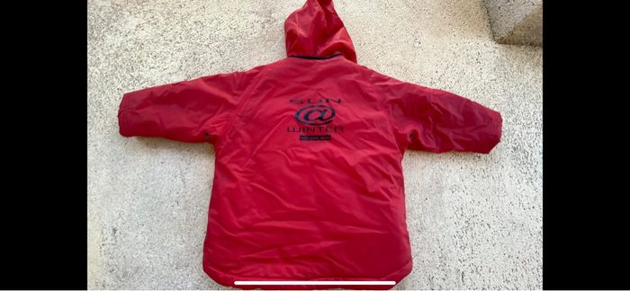 Parka doublée polaire orchestra rouge et noire - photo numéro 4