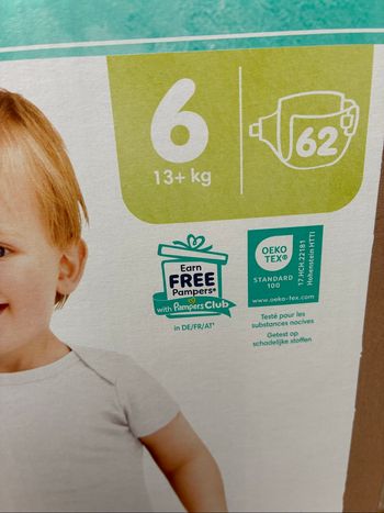 Maxi pack couches Pampers Harmonie Taille 6