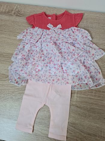 Ensemble fille 3 mois