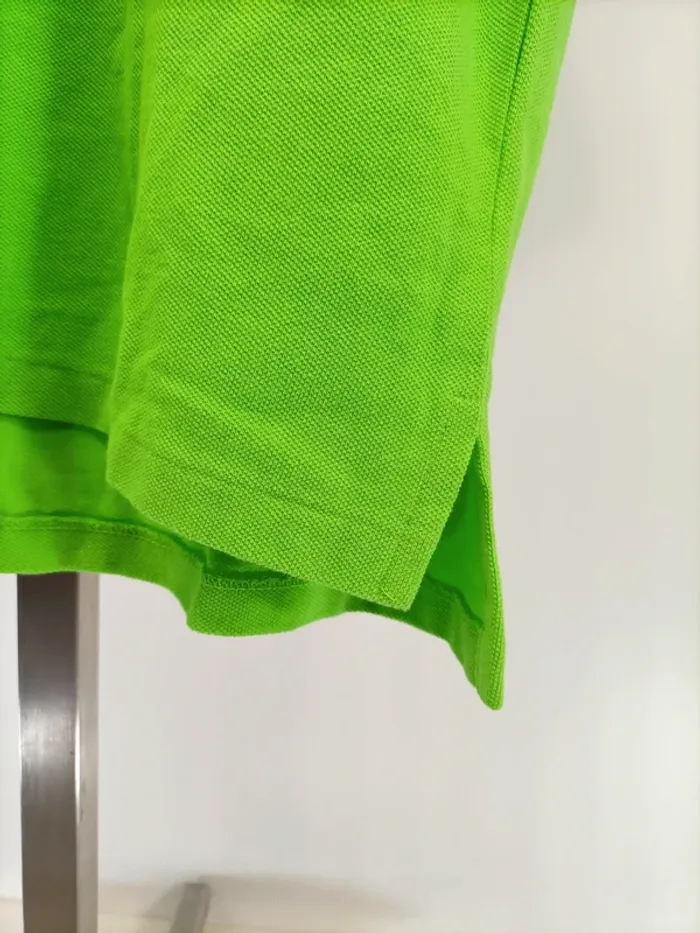 Polo Ralph Lauren - Vert Flash - Ecusson bleu - taille XL - 100% coton - photo numéro 6
