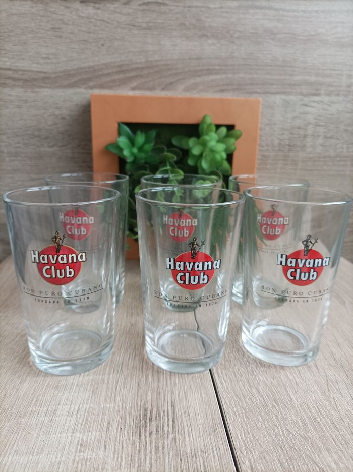 Lot 6 verres havana club - photo numéro 3