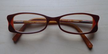 Paire de lunettes loupe, marron, Afflelou