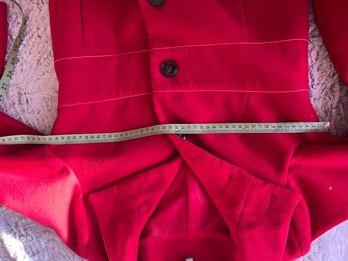 Manteau Ici et Maintenant rouge taille 40 - photo numéro 6