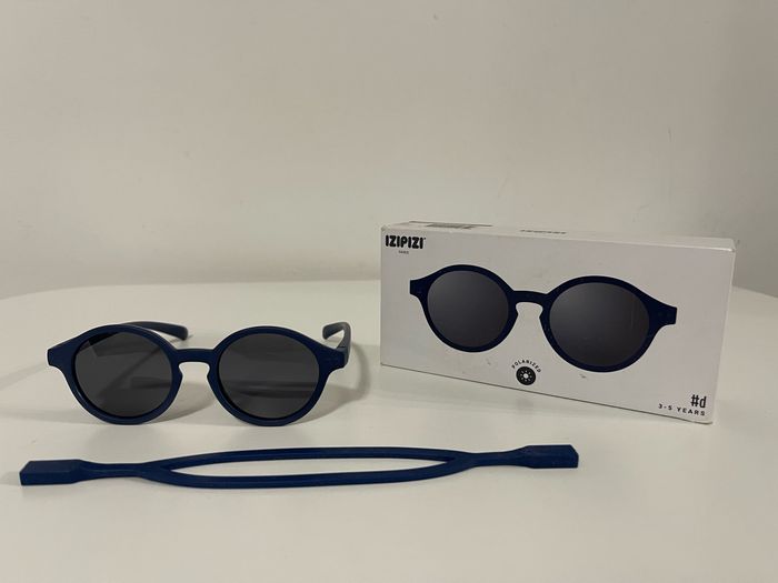 🕶️ Lunettes de Soleil IZIPIZI® - Bleu - Enfant 3-5 ans 🌞✨