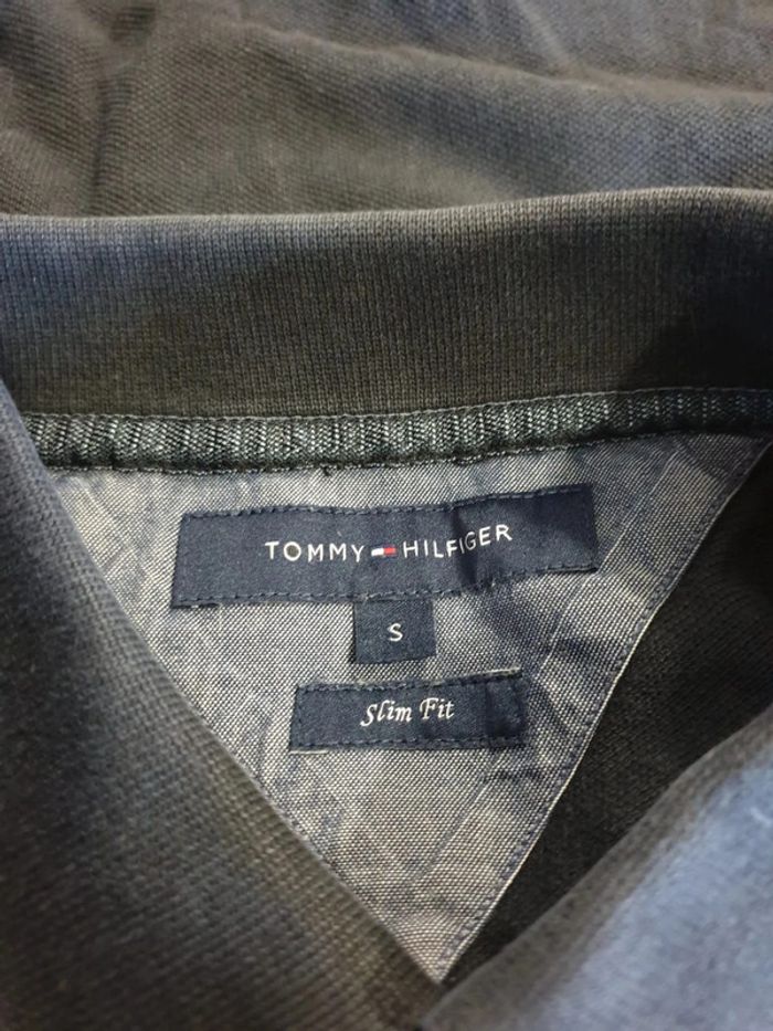 Polo homme Tommy Hilfiger S slim fit bleu marine - photo numéro 3