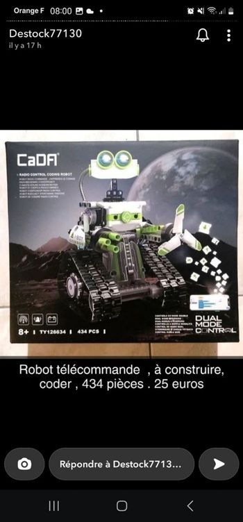Robot à construire