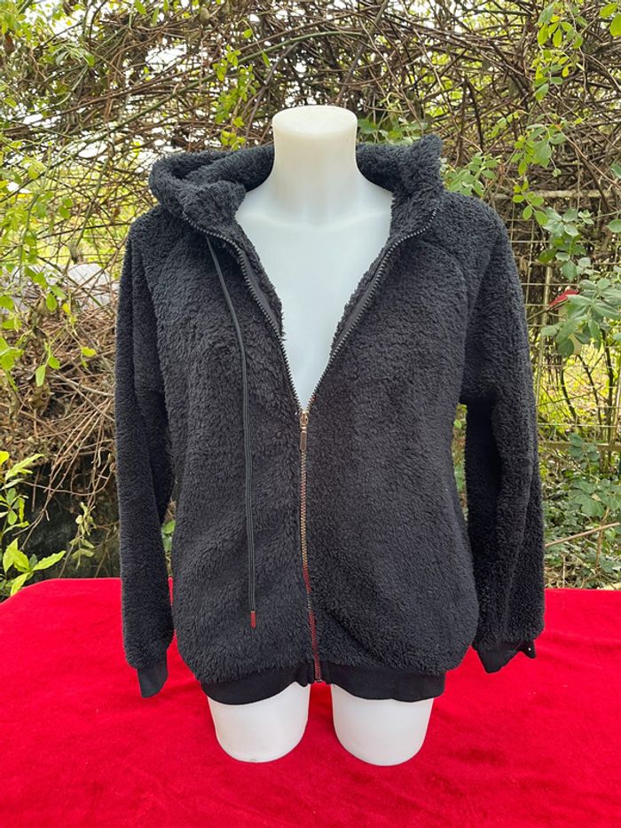 Veste pilou pilou neuve T.L – ultra douce, capuche & zip doré - photo numéro 3