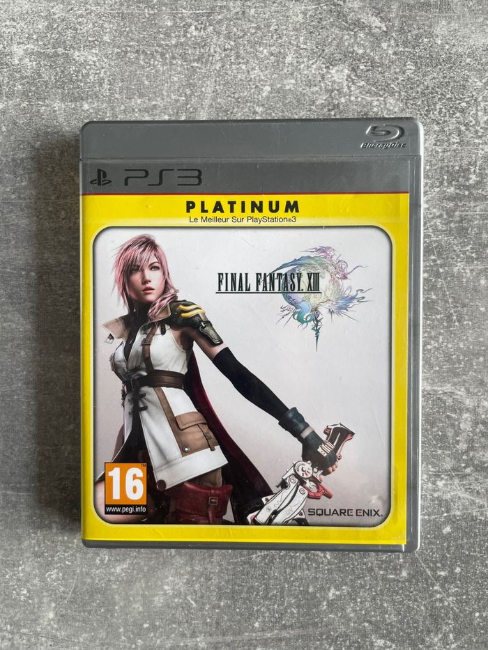 Jeu pour Sony PS3, Final fantasy XIII, final fantasy 13 édition platinum en français.