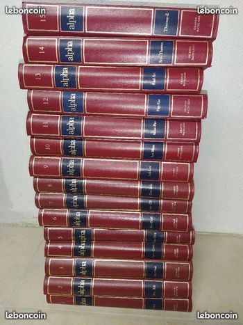 Encyclopédie Alpha grange batelière 15 volumes