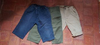 3 bermudas marque Kiabi