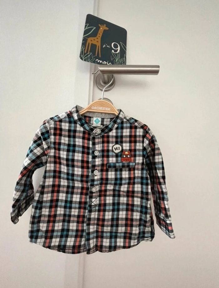 Chemise bébé garçon taille 9 mois tex baby - photo numéro 1