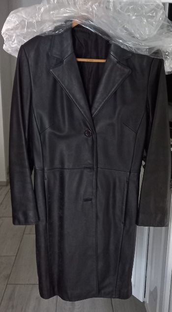Manteau cuir