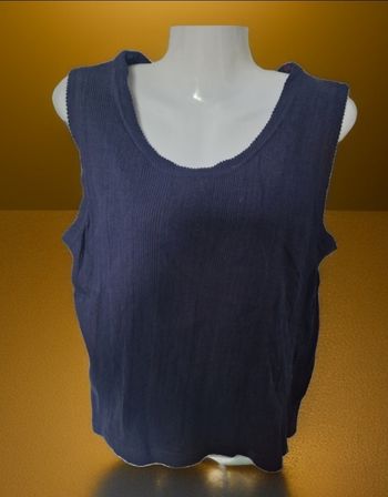 Joli debardeur jersey court marine