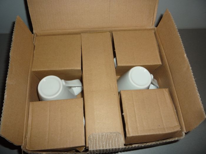 SERVICE A CAFÉ : 6 TASSES + 6 SOUS TASSES ARDOISE - NEUF - n°29 - photo numéro 5