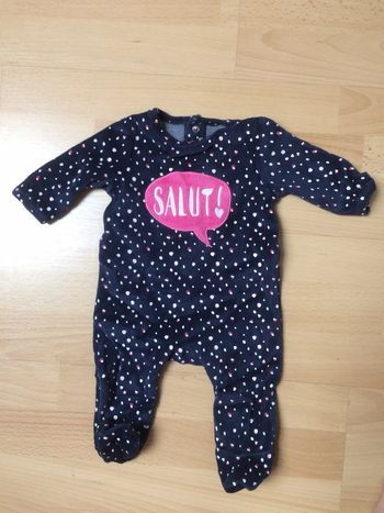 Pyjama velours 3 mois