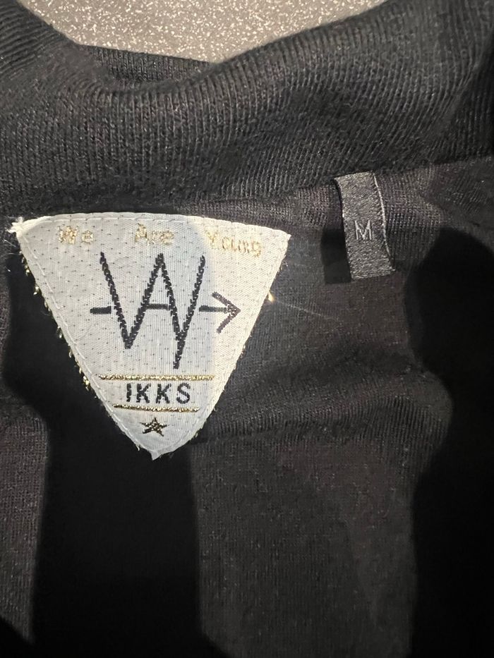 🖤 Veste Zippée IKKS Noire à Paillettes M/38 - photo numéro 5