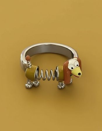 Bague Disney Slinky dog chien à ressort