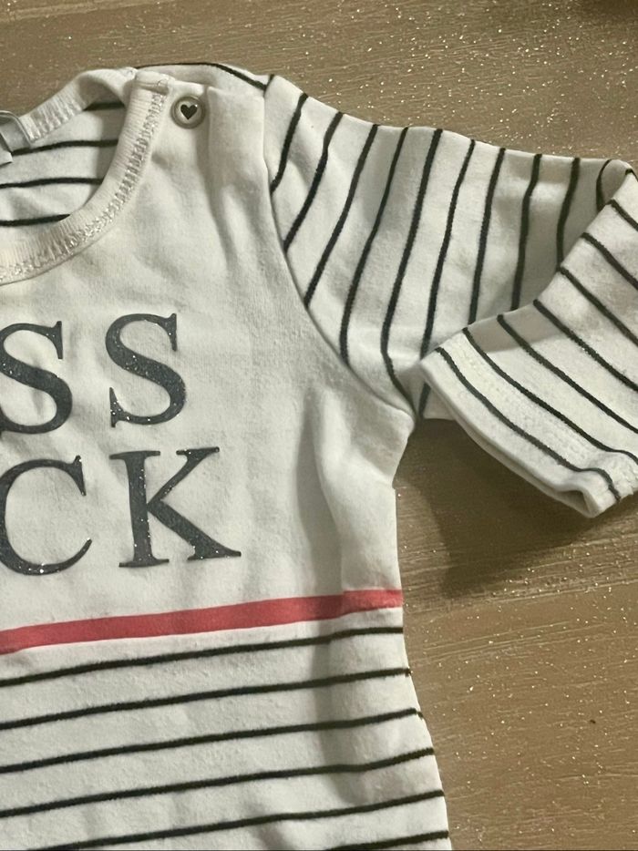 TEE shirt marinière ml IKKS - photo numéro 3
