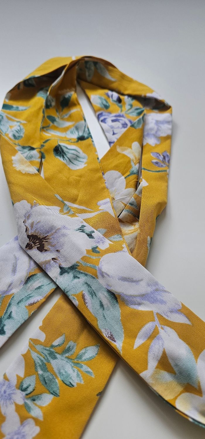 Ceinture ruban ajustable fleurie - photo numéro 3